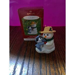 Vintage 2001 Hallmark Keepsake Snow Buddies #4 Christmas Holiday Tree Ornament